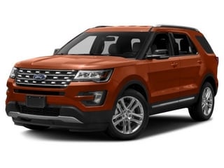 Red 2017 Ford Explorer SUV / Crossover All-Wheel Drive 6-Speed Automatic Overdrive