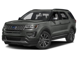 Gray (Magnetic Metallic) 2017 Ford Explorer Platinum AWD SUV / Crossover All-Wheel Drive 6-Speed Automatic
