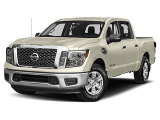 White 2017 Nissan Titan Pickup Truck Four-Wheel Drive Automatic