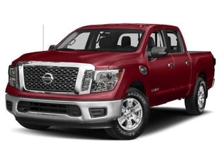 Cayenne Red 2017 Nissan Titan Platinum Reserve Crew Cab 4WD Pickup Truck Four-Wheel Drive Automatic