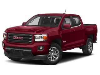 Gray (Satin Steel Metallic) 2018 GMC Canyon SLT Crew Cab 4WD Pickup Truck Four-Wheel Drive 8-Speed Automatic
