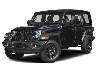 Bright White Clearcoat 2024 Jeep Wrangler SUV / Crossover Four-Wheel Drive 8-Speed Automatic