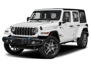 Bright White Clearcoat 2024 Jeep Wrangler 4xe SUV / Crossover Four-Wheel Drive 8-Speed Automatic