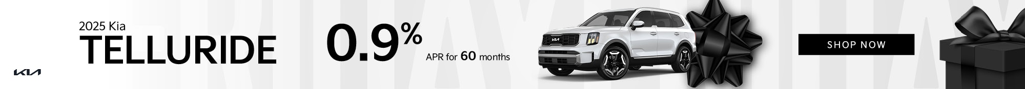 2025 Kia Telluride - .9% APR for 60 months - Shop Now
