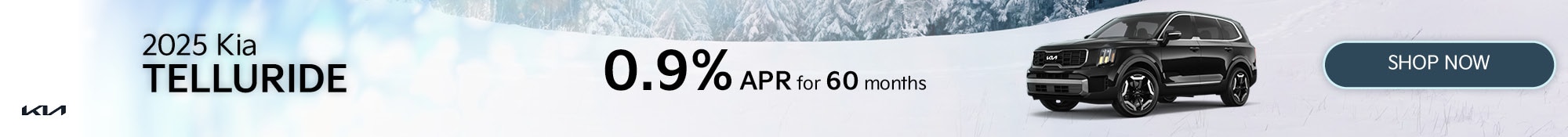 2025 Kia Telluride - .9% APR for 60 months - Shop Now