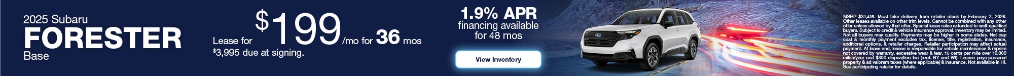 2025 Subaru Forester Base