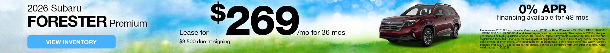 2026 Subaru Forester