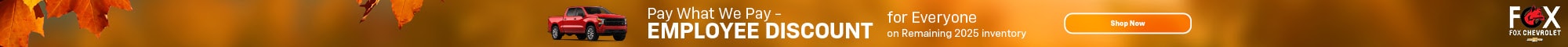 Pay What We Pay - Employee Discount - For everyone on Remaining 2025 Inventory