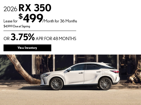 Featured Lexus Offers & Inventory | Lexus of Pleasanton