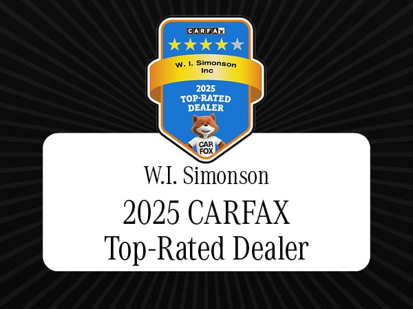 Badge for a 2025 CARFAX Top-Rated Dealer Award
