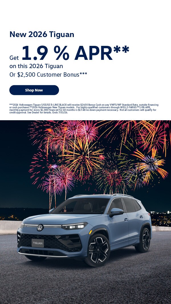 New Volkswagen Tiguan for Sale in Sunnyvale, CA | Sunnyvale Volkswagen
