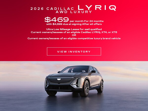 New Cadillac LYRIQ for Sale in Venice, FL | Sunset Cadillac of Venice