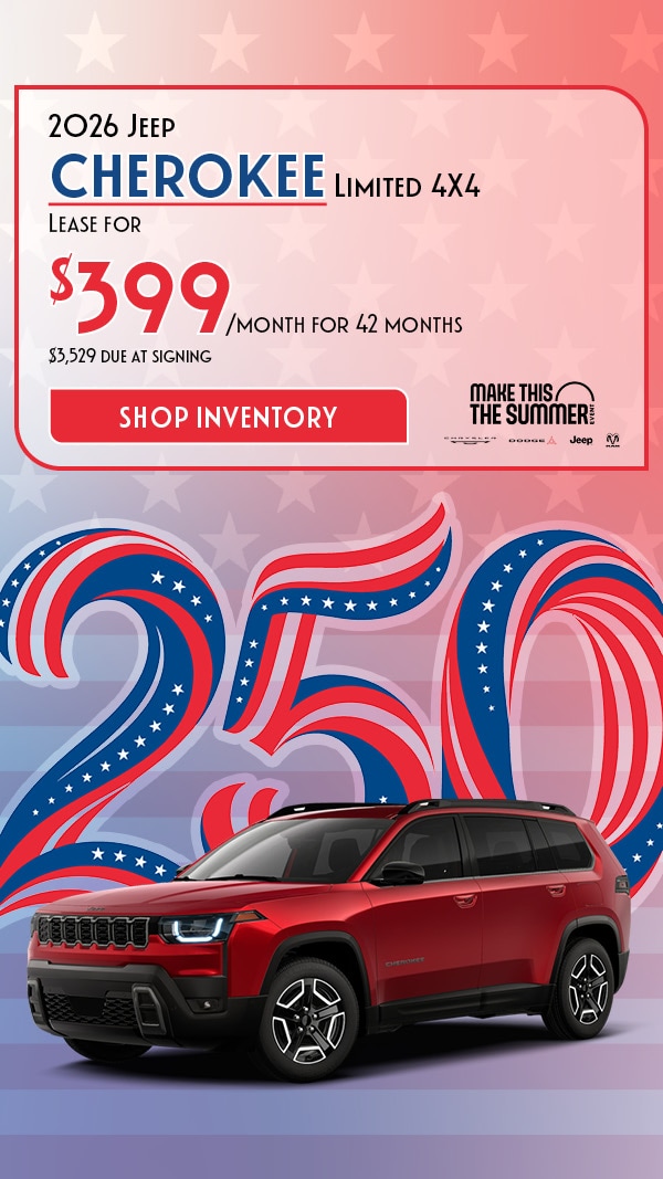 2026 Jeep Cherokee in Far Hills, NJ | Team Welsh Jeep-Chry-Plym