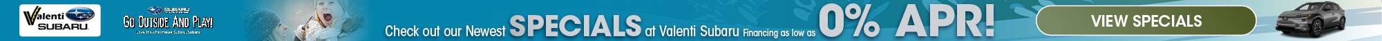 Shop New Vehicle Specials - at Valenti Subaru - View All New Specials