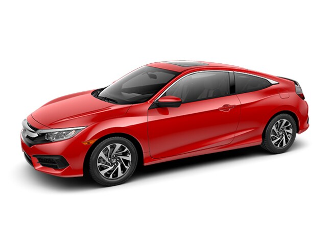 Used 2017 Honda Civic Lx P Coupe In Rallye Red