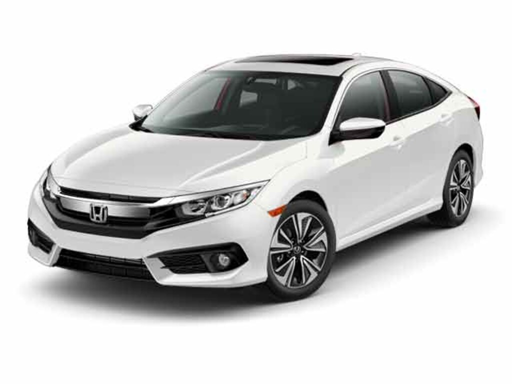 Used 2017 Honda Civic Sedan White Orchid Pearl For Sale In