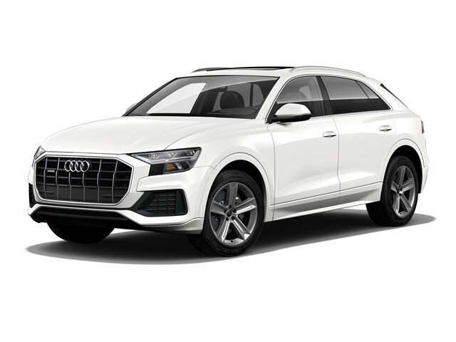 Featured used 2019 Audi Q8 Premium Plus Premium Plus 55 TFSI quattro for sale in Waukesha, WI