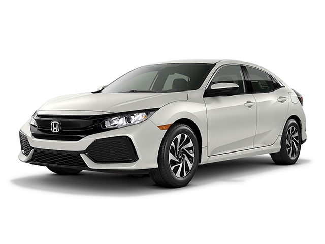 White Orchid Pearl 2019 Honda Civic Sedan at an angle