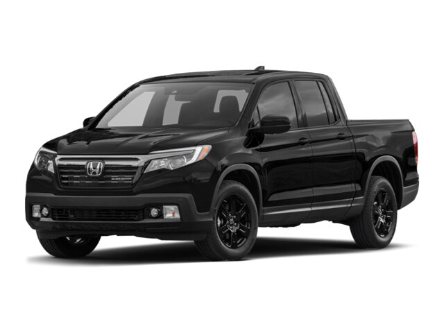 Crystal Black Pearl 2019 Honda Ridgeline Pickup Truck All-Wheel Drive 6-Speed Automatic