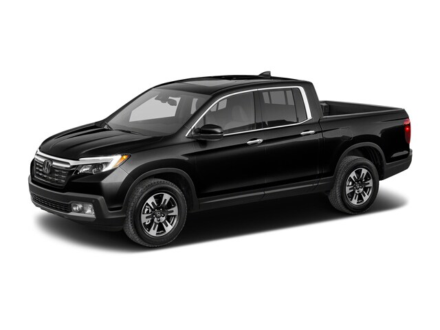 Crystal Black Pearl 2019 Honda Ridgeline Pickup Truck All-Wheel Drive 6-Speed Automatic