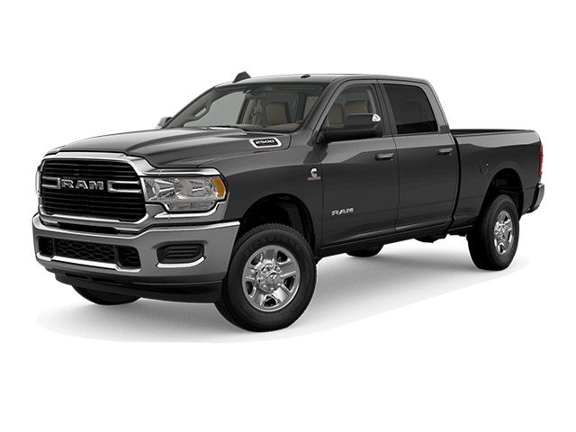 Gray 2019 RAM 2500 Big Horn Crew Cab 4WD Pickup Truck Four-Wheel Drive 8-Speed Automatic