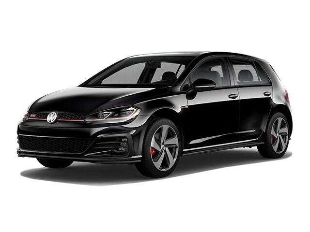 Black 2019 Volkswagen Golf GTI Hatchback Front-Wheel Drive 6-Speed Manual