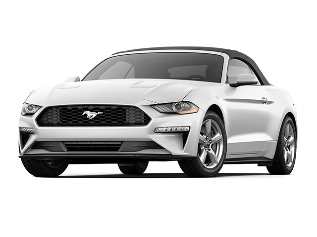 White 2020 Ford Mustang Convertible Rear-Wheel Drive