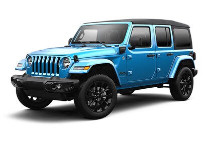 New 21 Jeep Wrangler 4xe Suv Sahara Hydro Blue Pearlcoat For Sale Medford Or Lithia Motors Stock Mw9802