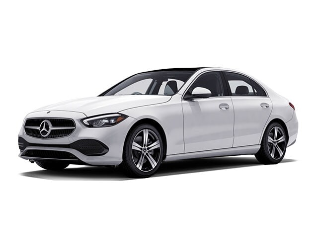 White 2023 Mercedes-Benz C-Class Sedan All-Wheel Drive 9-Speed Automatic