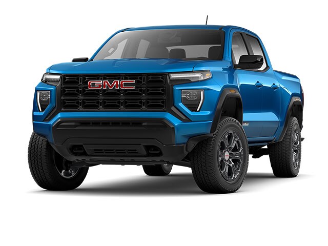 Dynamic Blue Metallic 2024 GMC Canyon Elevation Crew Cab 4WD Pickup Truck Four-Wheel Drive Automatic