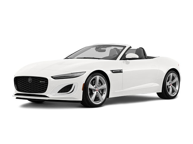jaguar f type white convertible