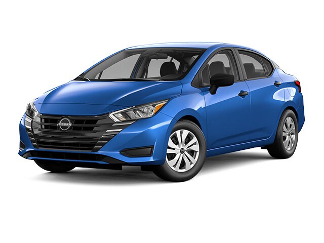 Electric Blue 2024 Nissan Versa Sedan Front-Wheel Drive Continuously Variable Transmission