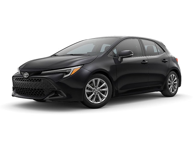 Midnight Black Metallic 2024 Toyota Corolla Hatchback Hatchback Front-Wheel Drive Continuously Variable Transmission
