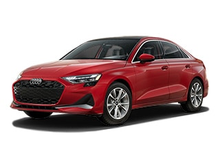 2025 Audi A3 Sedan Progressive Red Metallic