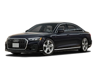 2025 Audi A8 Sedan Sebring Black Crystal Effect