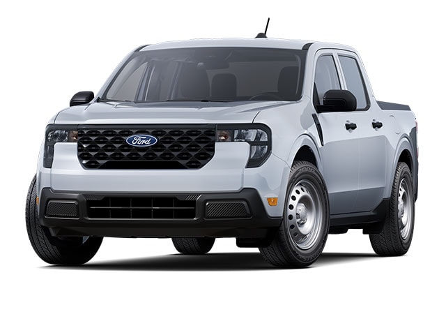 Space White Metallic 2025 Ford Maverick XL SuperCrew AWD Pickup Truck All-Wheel Drive Continuously Variable Transmission