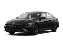 2025 Hyundai Elantra Hybrid Blue Sedan
