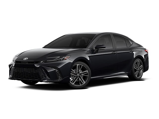 Midnight Black Metallic 2025 Toyota Camry Sedan All-Wheel Drive Continuously Variable Transmission