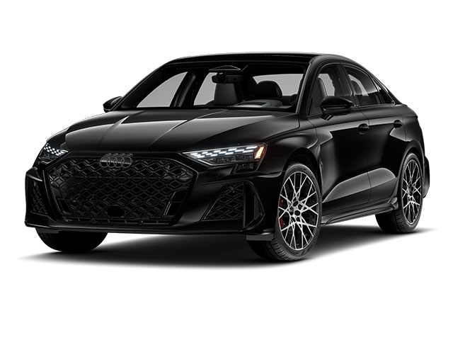 Black 2026 Audi RS 3 Sedan All-Wheel Drive Automatic