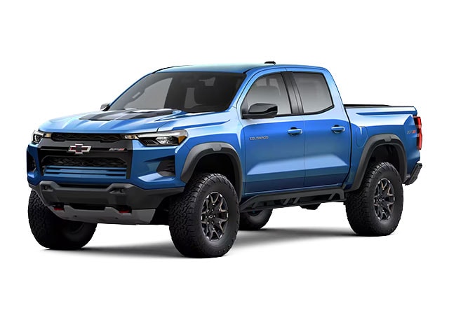 Reef Blue Metallic 2026 Chevrolet Colorado ZR2 Crew Cab 4WD Pickup Truck Four-Wheel Drive Automatic