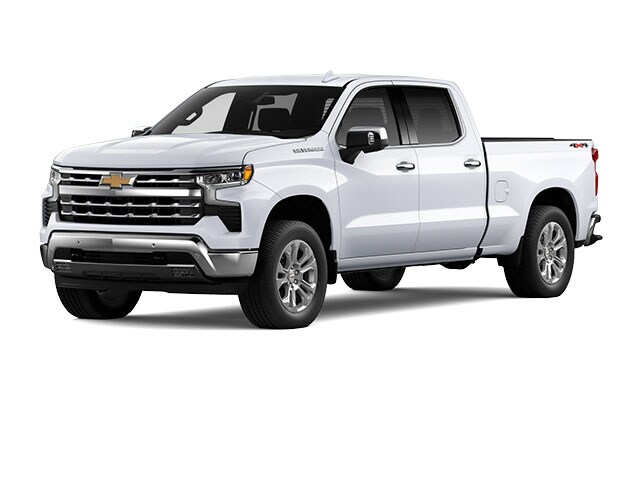 Summit White 2026 Chevrolet Silverado 1500 LTZ Crew Cab 4WD Pickup Truck Four-Wheel Drive Automatic