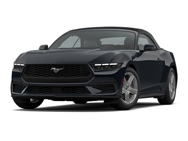 Shadow Black 2026 Ford Mustang Convertible Rear-Wheel Drive Automatic