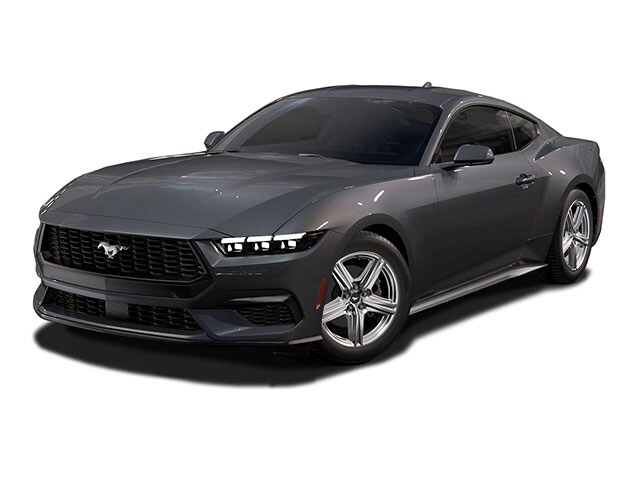 Carbonized Gray Metallic 2026 Ford Mustang EcoBoost Fastback RWD Coupe Rear-Wheel Drive Automatic