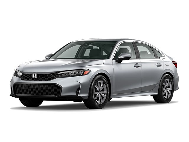 Silver 2026 Honda Civic Sedan Front-Wheel Drive Continuously Variable Transmission