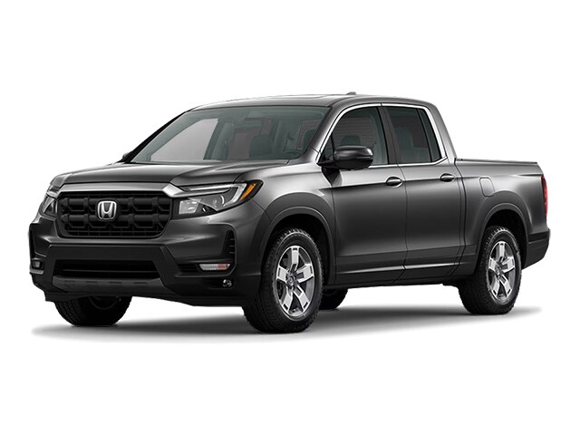 Gray (Modern Steel Metallic) 2026 Honda Ridgeline RTL AWD Pickup Truck All-Wheel Drive 9-Speed Automatic