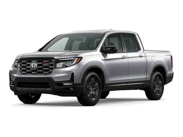 Solar Silver 2026 Honda Ridgeline TrailSport AWD Pickup Truck All-Wheel Drive 9-Speed Automatic