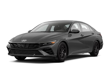 2026 Hyundai Elantra Hybrid Blue Sedan