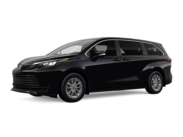 Midnight Black Metallic 2026 Toyota Sienna Minivan All-Wheel Drive Continuously Variable Transmission