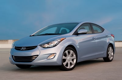 2012 Hyundai Elantra Bulb Chart