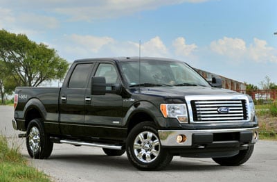 Some 2012 Ford F-150s like this one are prone to crashing due to a transmission glitch.